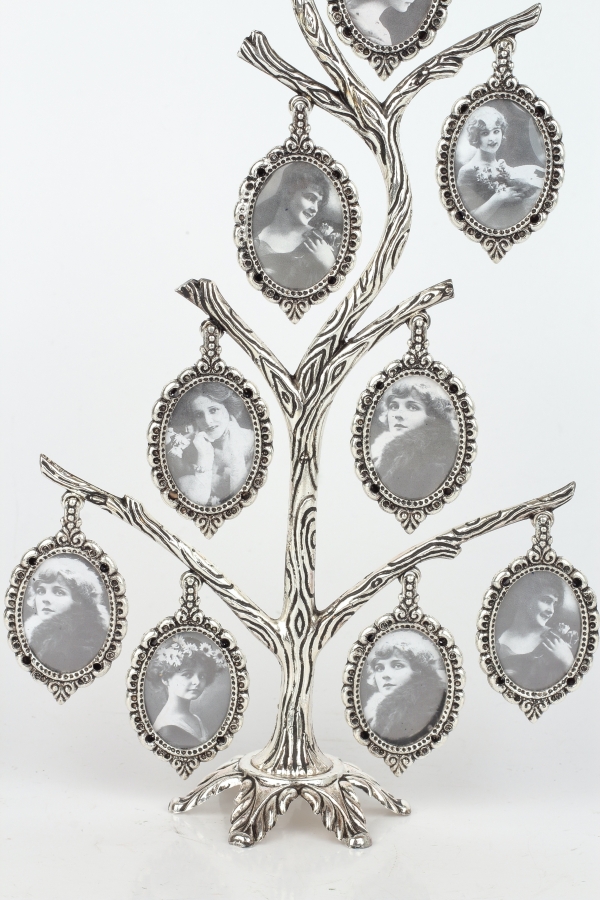 Fotorámik na rodokmeň 26,7 x 14,5 x 2,5 cm 9 fotografií