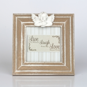 Fotorámik s anjelikom 16x16cm 