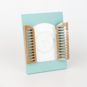 Fotorámik s okenicou tyrkys 21x16cm