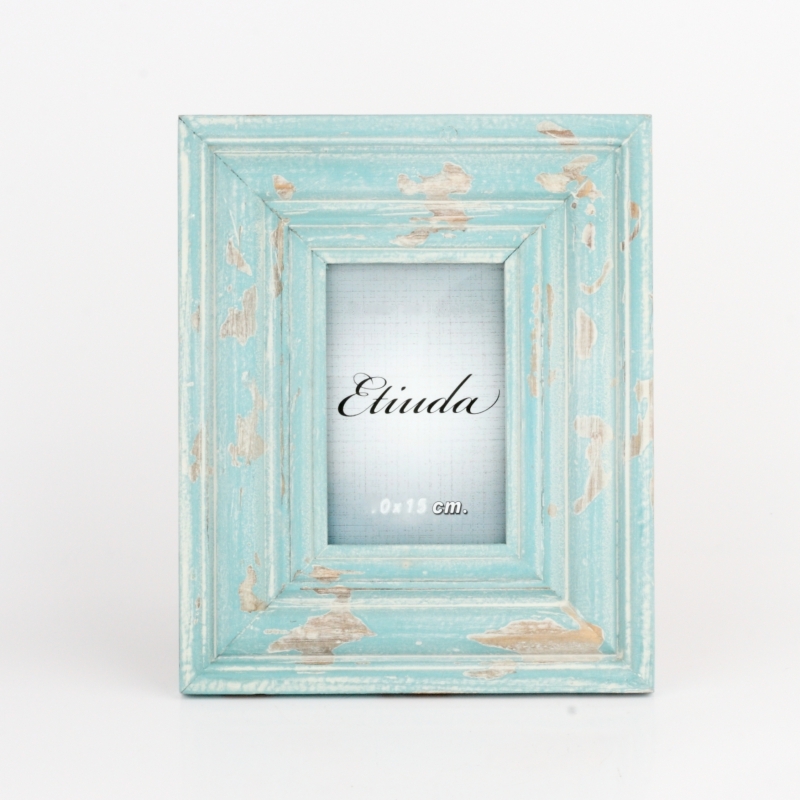 Fotorámik tyrkysový s patninou 29x24x2cm