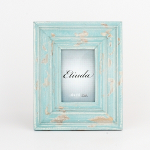 Fotorámik tyrkysový s patninou 29x24x2cm
