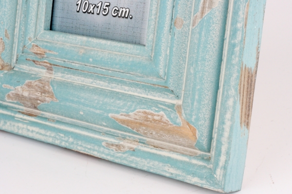 Fotorámik tyrkysový s patninou 29x24x2cm