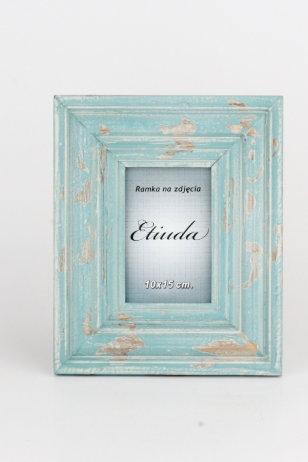Fotorámik tyrkysový s patninou 29x24x2cm