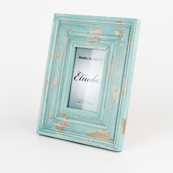 Fotorámik tyrkysový s patninou 29x24x2cm