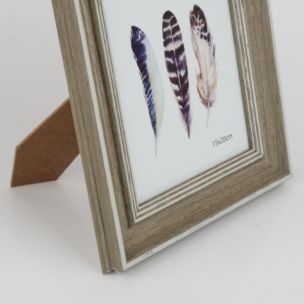 Fotorámik v prírodných tónoch tmavý 27x32cm
