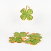 Girlanda štvorlístok zelená 12cm