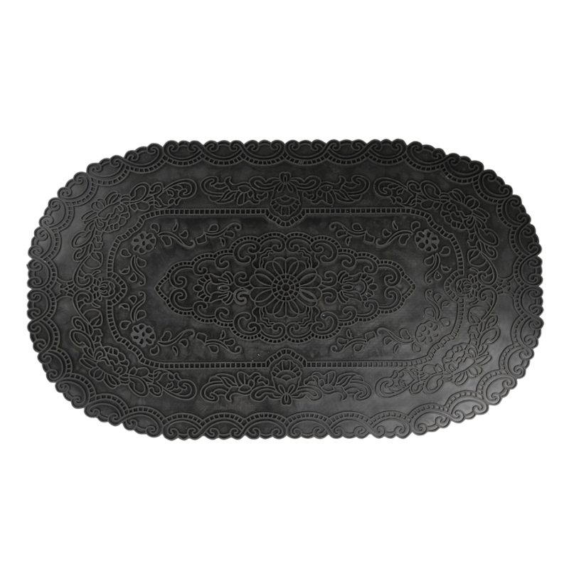Gumová rohožka pred dvere ornamenty 74,6x44cm