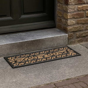 Gumová rohožka s kokosovým vláknom 75x25cm