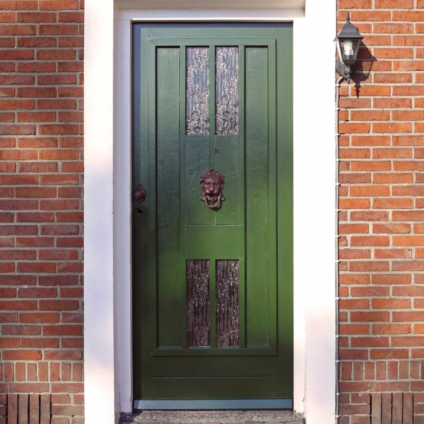 Gumová rohožka s kokosovým vláknom vtáčiky na vetve, 75x25cm