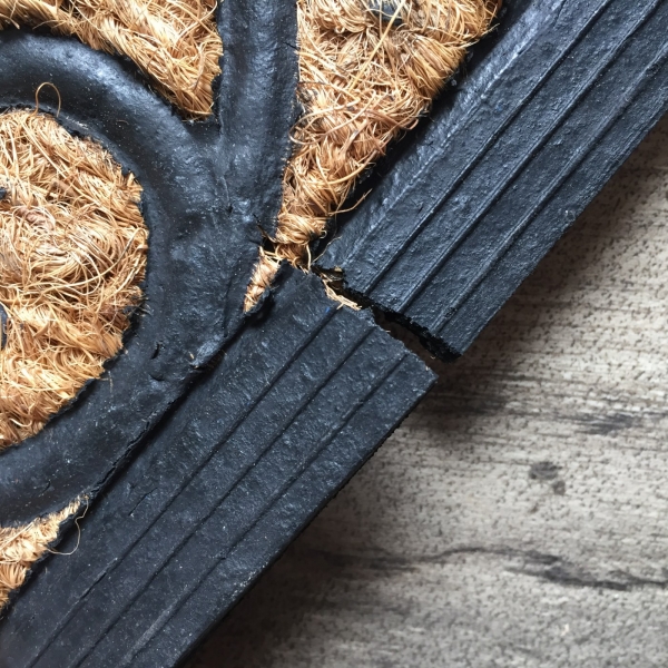 Gumová rohožka s kokosovým vláknom - vyradená