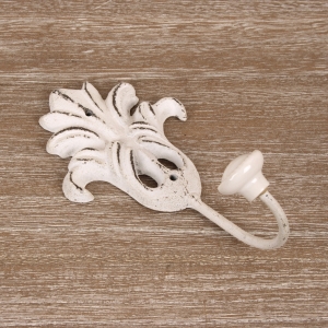 Háčik kovový biely 16x8x6,5cm