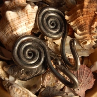 Háčik kovový - had 10cm