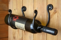 Háky na fľaše vína kované