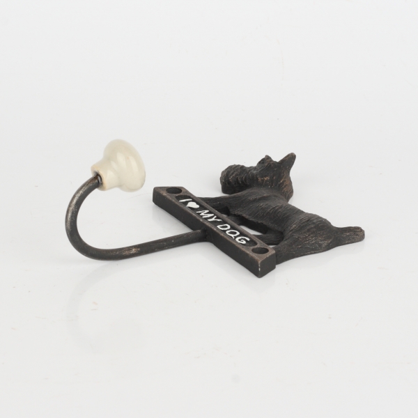 Háčik na vodítko pre psa I love my dog 10x13x5cm