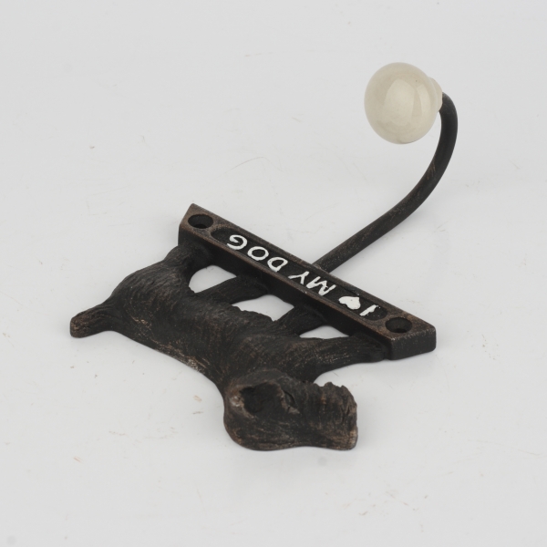 Háčik na vodítko pre psa I love my dog 10x13x5cm