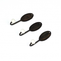 Háčik s porcelánovou úchytkou 12cm