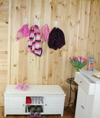 Háčik zámocký štýl kovový biely xcm