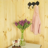 Háčiky do kuchyne - kytička s porcelánovou guličkou 24x8x16cm