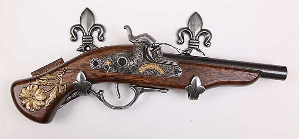 Háčiky na pištole 10,5 cm sada 2 kusov strieborné