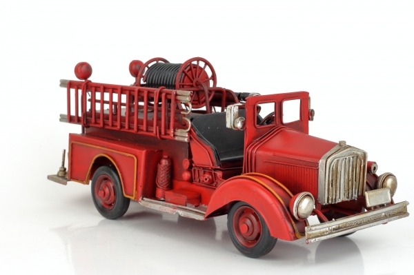 Hasičské auto retro model 30cm
