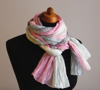 Hodvábna šatka Strieborný vietor