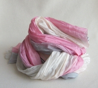 Hodvábna šatka Strieborný vietor