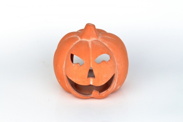 Helloween svietnik tekvica natur 15x14x15cm