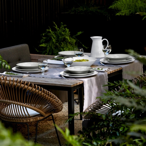 Hlboký tanier šedý Friso 26cm