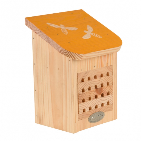 Hmyzie domček pre včely žltý 15x12x20cm