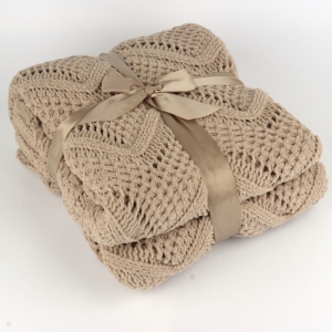 Hnedá deka 130x160cm