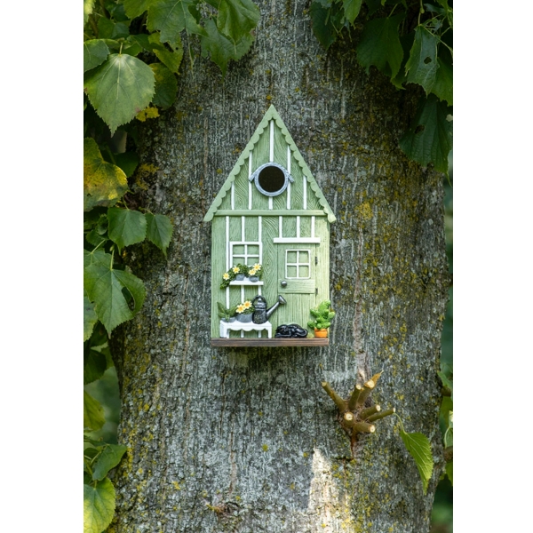 Hnízdící budka 25cm zelená
