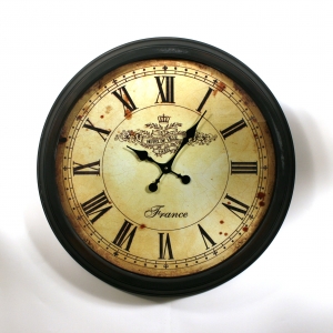 Hodiny dekoračné nástenné XXL Francúzsko 70cm