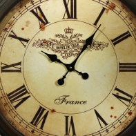 Hodiny dekoračné nástenné XXL Francúzsko 70cm