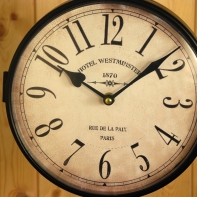 Hodiny do hotela obojstranné