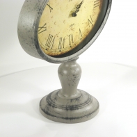 Hodiny kovové stolové - vada prasknutie kovového plášťa