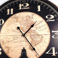 Hodiny kyvadlovej s mapou 58cm 2012