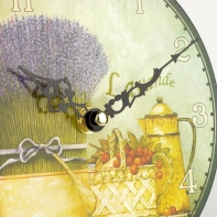 Hodiny levanduľa 30cm