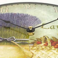 Hodiny levanduľa 30cm