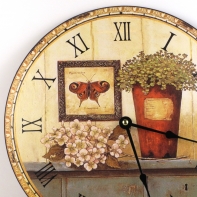 Hodiny nástenné drevené 1184