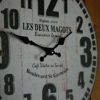 Hodiny nástenné Les Deux Magots