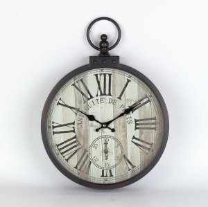 Hodiny nástenné Paris antik kov 35cm