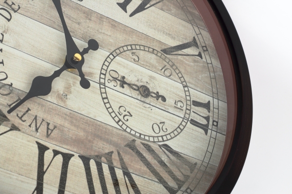 Hodiny nástenné Paris antik kov 35cm