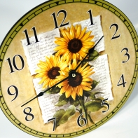 Hodiny nástenné slnečnice