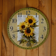 Hodiny nástenné slnečnice
