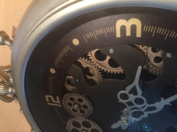 Hodiny nástennej stopky 50cm - vyradené