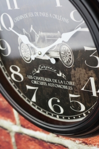 Hodiny nástenné v pánskom štýle 37cm