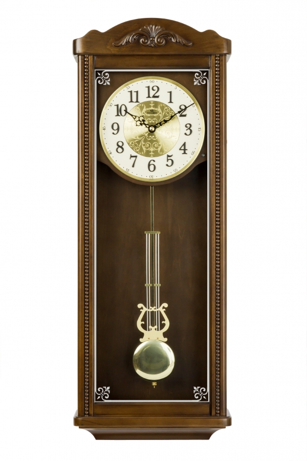 Hodiny pendlovky drevené