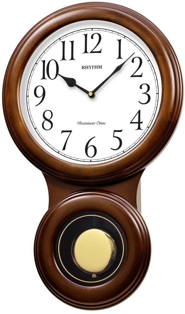 Hodiny pendlovky guľaté 32x10x52cm