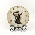 Hodiny s mačičkou - stojanček