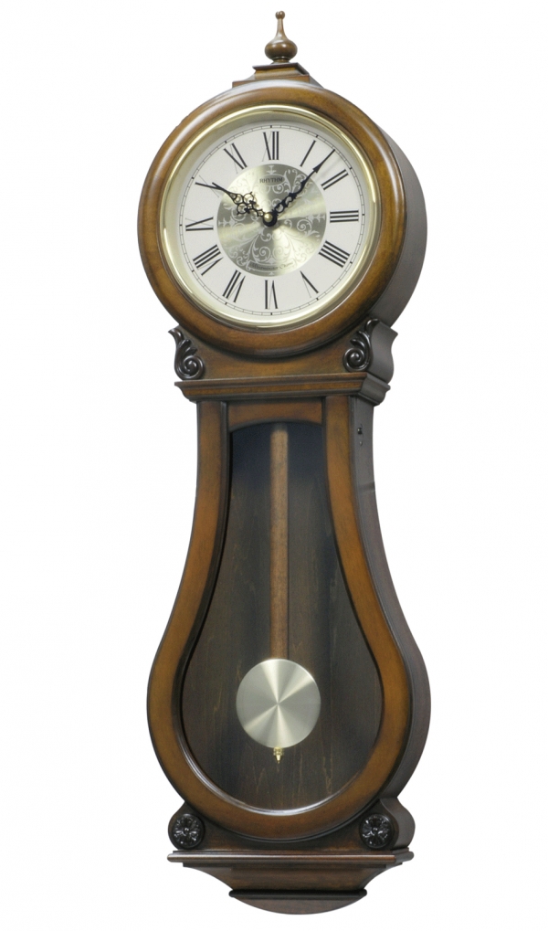 Hodiny s kyvadlom drevené 26,3x10,1x85,5cm